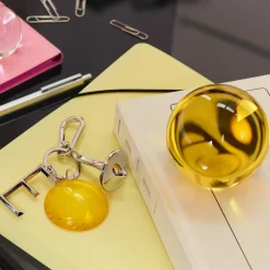 Väsksmycke bokstav L 5cm metall