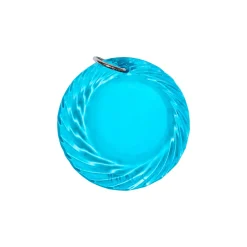 Väsksmycke solfångare glas 5cm elektrisk blå